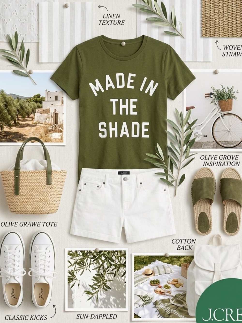 Summer T-shirt J. Crew Collectors Tee Size XS